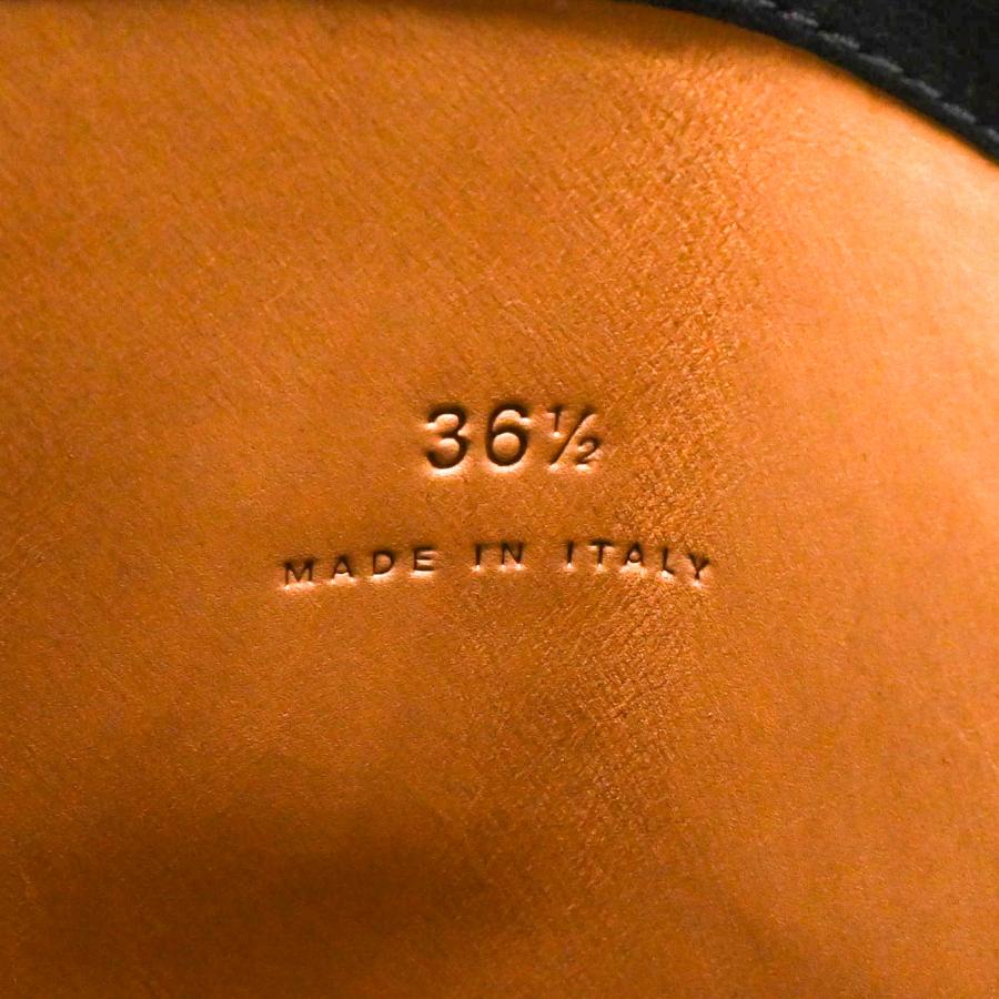 【未使用品】BOTTEGA VENETA ボッテガ ヴェネタ レザーブーツ ロングブーツ ＃36 1/2（約23ｃｍ）ブラック 黒 紫 | BOTTEGA VENETA | 13