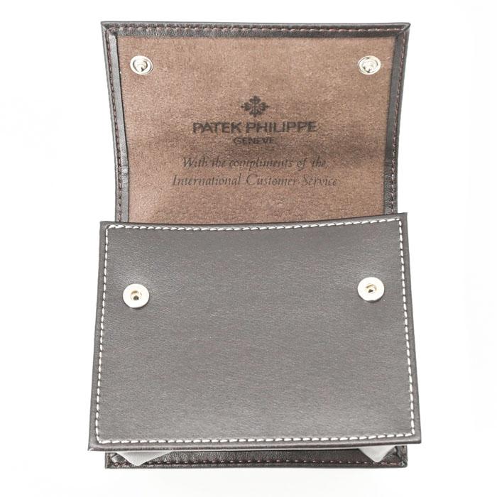 【未使用品】Patek Philippe パテックフィリップ 時計BOX 修理ボックス ノベルティ 非売品 小物 トラベル ダークブラウン 茶 |  | 09