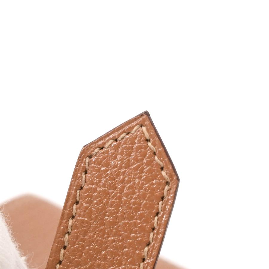 【未使用品】HERMES エルメス ベアン キーケース シェブルミゾル レザー レディース ベージュ 茶 ゴールド金具 ＃Y刻印 | Bearn | 10