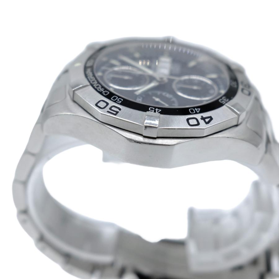 TAG HEUER タグホイヤー アクアレーサー 300M クロノグラフ 腕時計 ウォッチ シルバー ステンレススチール 黒文字盤 自動巻き CAF2010 |  | 02