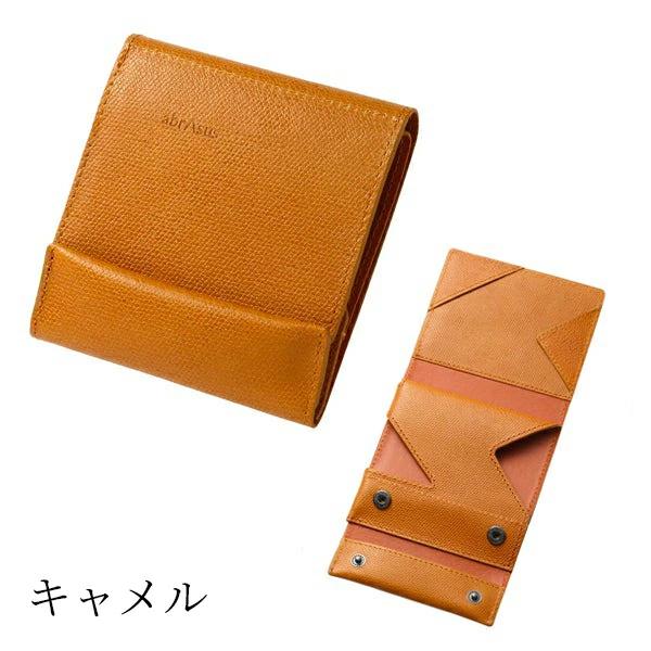 abrAsus 薄い財布 abrAsus（アブラサス）メンズ 二つ折り革財布