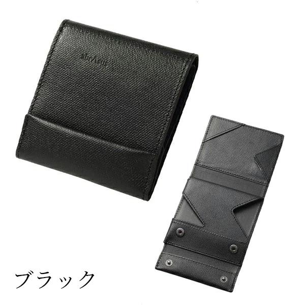 abrAsus 薄い財布 abrAsus（アブラサス）メンズ 二つ折り革財布