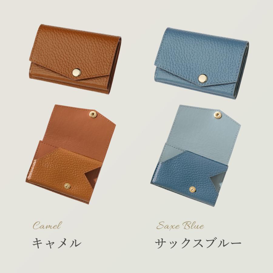 abrAsus 小さい財布 abrAsus（アブラサス）レディース 三つ折革財布