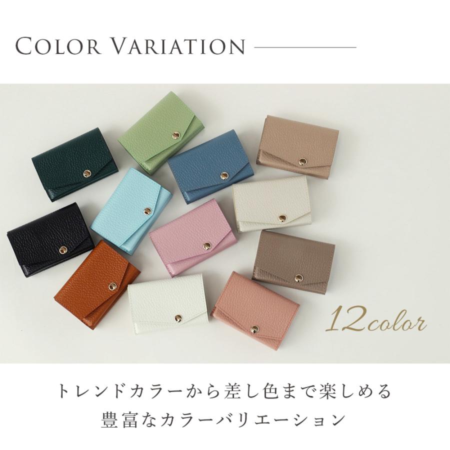 abrAsus 小さい財布 abrAsus（アブラサス）レディース 三つ折革財布