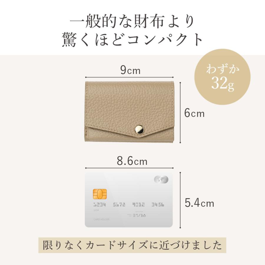 abrAsus 小さい財布 abrAsus（アブラサス）レディース 三つ折革財布