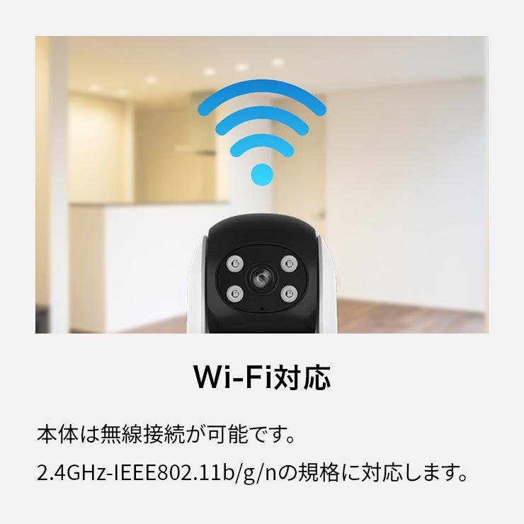 relica DL-i 防犯カメラ 見守りカメラ デュアルレンズ ワイヤレス 工事