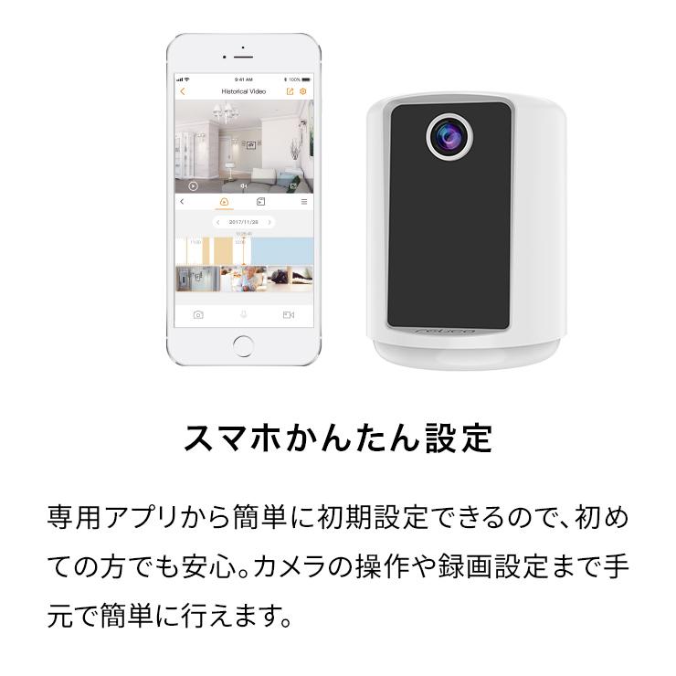 relica VC-i 防犯カメラ 見守りカメラ ビデオチャット ワイヤレス 工事不要 家庭用 小型 SDカード録画 wifi 無線 配線不要 バッテリー内蔵 簡単設置 |  | 08
