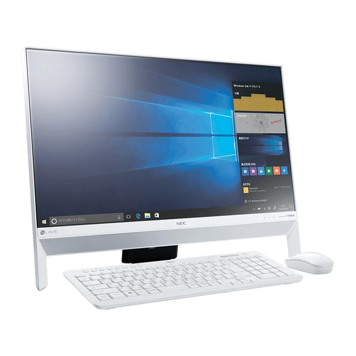 ★2018製 一体型パソコン NEC LAVIE Desk All-in-one DA370/K　Win11Pro 23.8インチ フルHD  Celeron 3865U メモリ8GB 　新品SSD512GB　MSOffice搭載　 : l171 : PCショップSRE - 通販 - 
