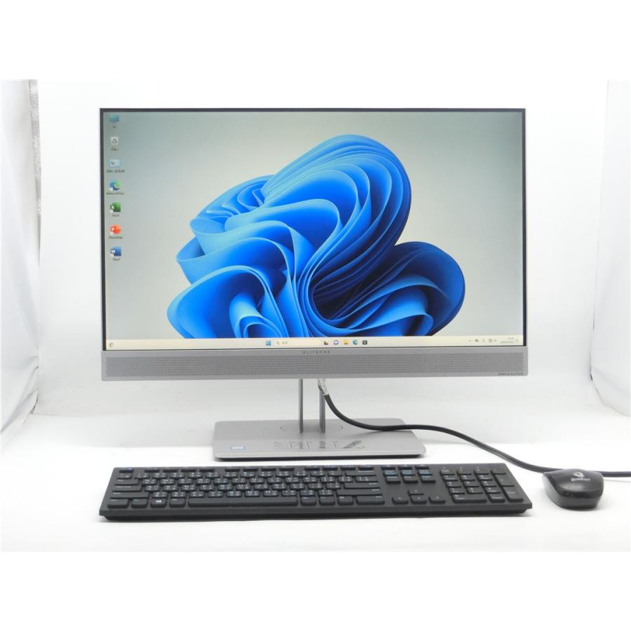 HP EliteOne 800 G5 All-in-One Core i3　9100/メモリ16GB/高速SSD512GB+HDD500GB　23.8型フルHD　WEBカメラ　office搭載　WIFI Bluetooth　管L11｜srepcstore｜02