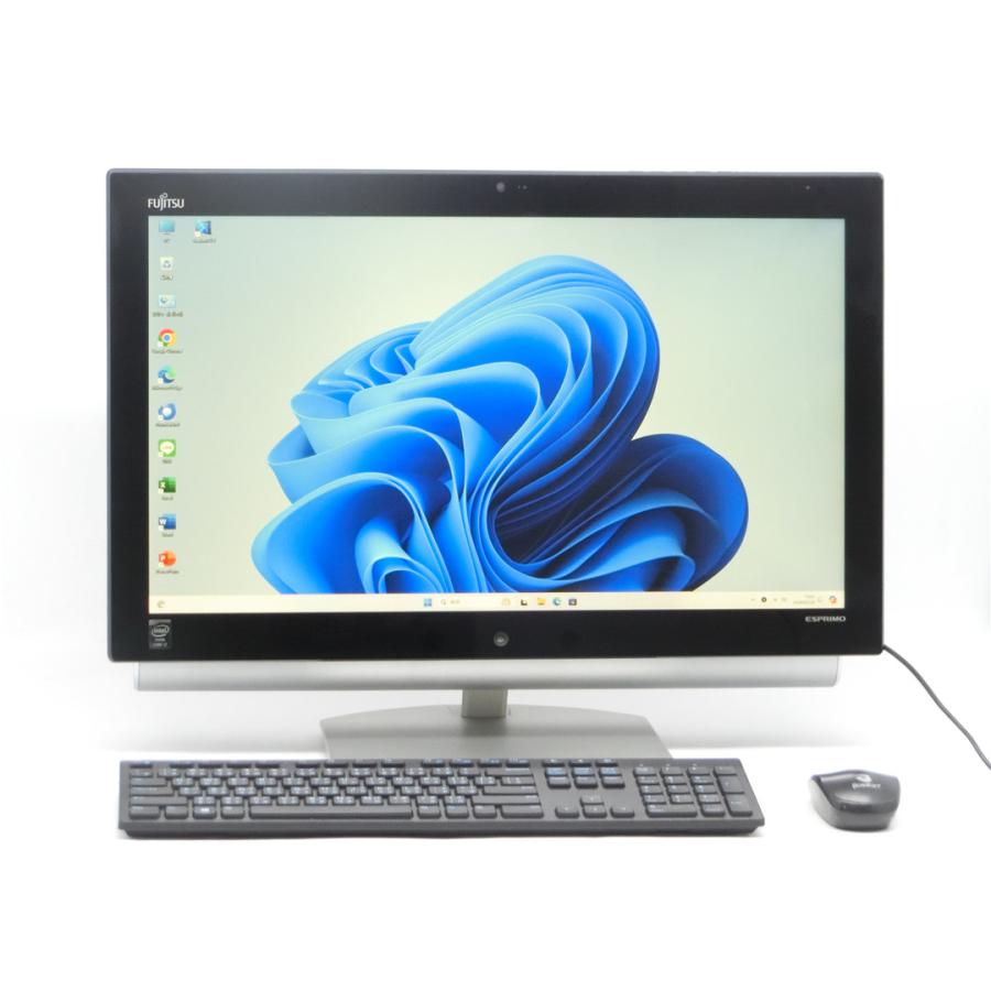 FMV WEBカメラ/中古/WIN11H/高速SSD480/8GB/23型タッチパネルワイド 