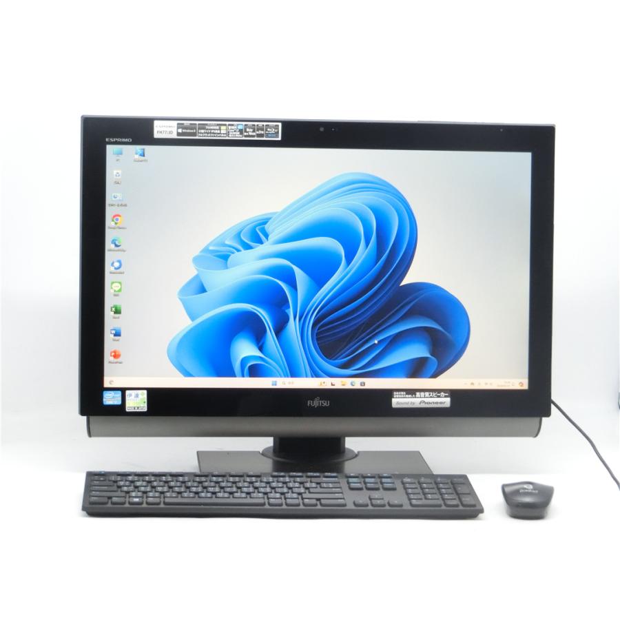 FMV WEBカメラ/中古/WIN11H/高速SSD480GB/8GB/23型ワイドフルHD一体型