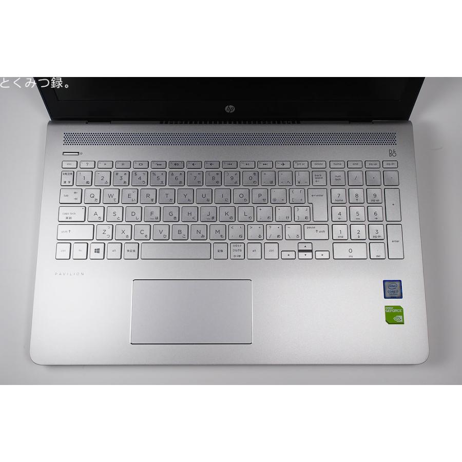 【整備済み品】HP Pavilion 15 / Core i7-7500U / メモリ8GB / SSD512GB / GeForce 940MX / 15.6型FHD / Windows11 / Office 2021 / 高性能ノートPCの画像