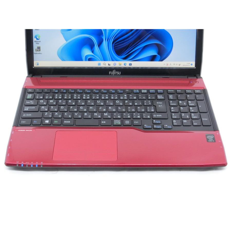 WEBカメラ/中古/15.6型/ノートPC/Win11/新品SSD256/8GB/COREi3　4010U/FUJITSU　AH45シリーズ　無線WIFI/HDMI/USB3.0/Bluetooth　office搭載｜srepcstore｜03