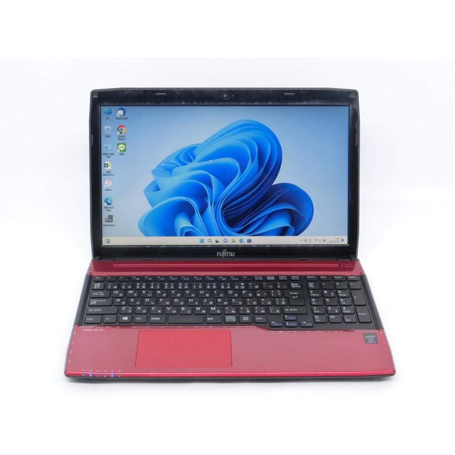 WEBカメラ/中古/15.6型/ノートPC/Win11/新品SSD256/8GB/COREi3　4010U/FUJITSU　AH45シリーズ　無線WIFI/HDMI/USB3.0/Bluetooth　office搭載｜srepcstore｜02