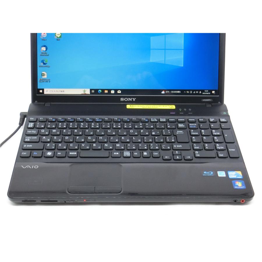 新品高速SSD ノートパソコン 中古良品 15型 SONY VAIO VPCEB29FJ Core