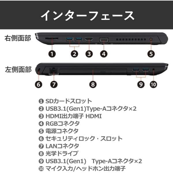 2022年モデル　TOSHIBA　dynabook B65/HU Core i3-1115G4 メモリ8GB SSD256GB 15.6型ノートパソコン　 Windows11 Webカメラ HDMI DVD-RW Wi-Fi 　テンキー | dynabook B | 01