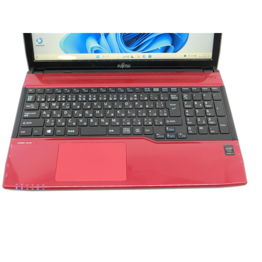 WEBカメラ/中古/15.6型薄型/ノートPC/Win11/新品SSD512GB/8GB/CORE4世代i7/FUJITSU　AH53/S　無線WIFI/HDMI/USB3.0/Bluetooth　MSoffice｜srepcstore｜05