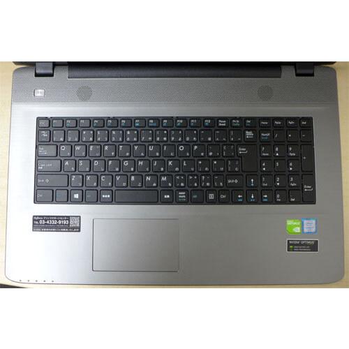 WEBカメラ/HDMI/USB3.0/17.3型フルHD ノート/Windows11Pro 　Corei7　6500U/16GB/高速SSD512GB+HDD1TB/Diginnos　VF-HG10　DVD-RW/Bluetooth/WIFI/MSoffice2021の画像