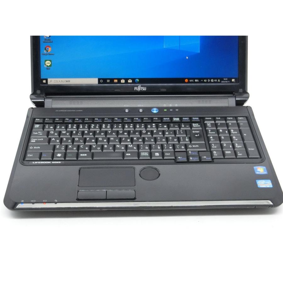 LIFEBOOK AH カメラ内蔵/テンキー/15.6型/ノートPC/高速SSD256/8GB