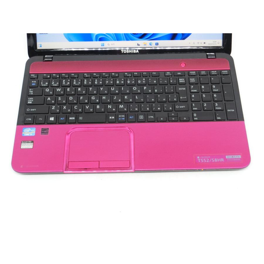 WEBカメラ/中古/15型/ノートPC/Windows11/高速SSD512GB/8GB/Core3世代i7/TOSHIBA　T552/58シリーズ 　新品無線マウス　MS office搭載　HDMI/USB3.0｜srepcstore｜07