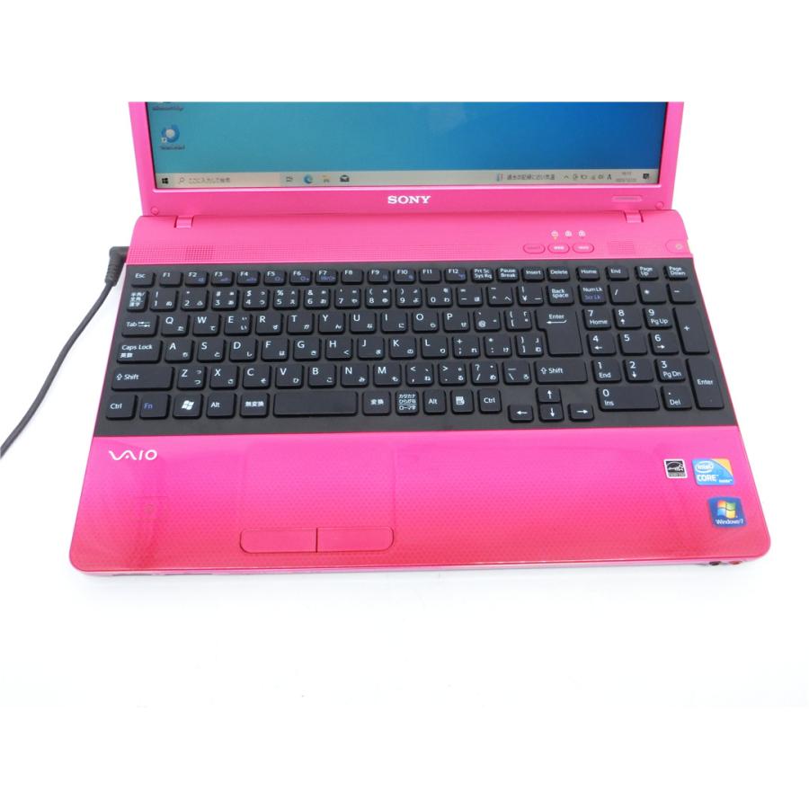 保証付 高速SSD Wi-Fi有 15.5型 ノートパソコン SONY VPCEB38FJ 中古