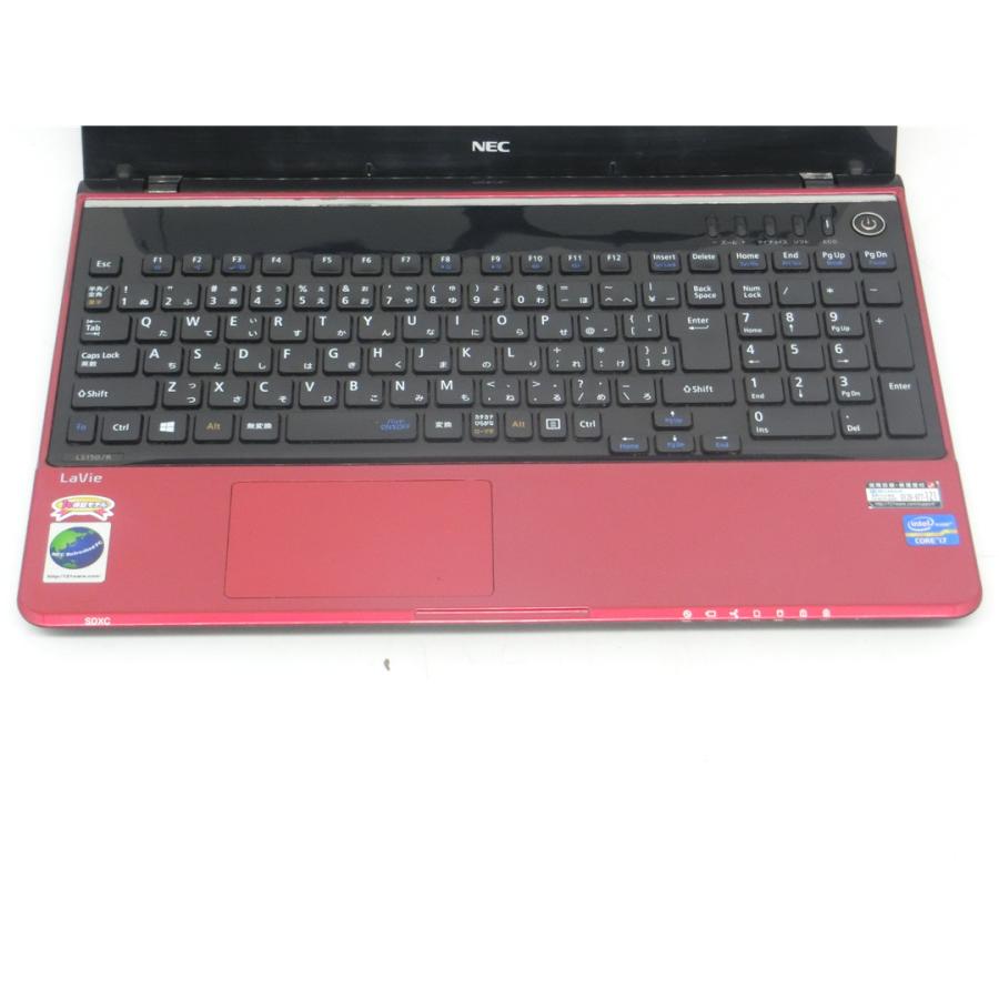 WEBカメラ/中古/15.6型/ノートPC/Win11Home/爆速新品SSD512GB/8GB/高性能Core3世代 i7/NEC　LS150/R　HDMI USB3.0　テンキー　オフィス　新品無線マウス｜srepcstore｜05