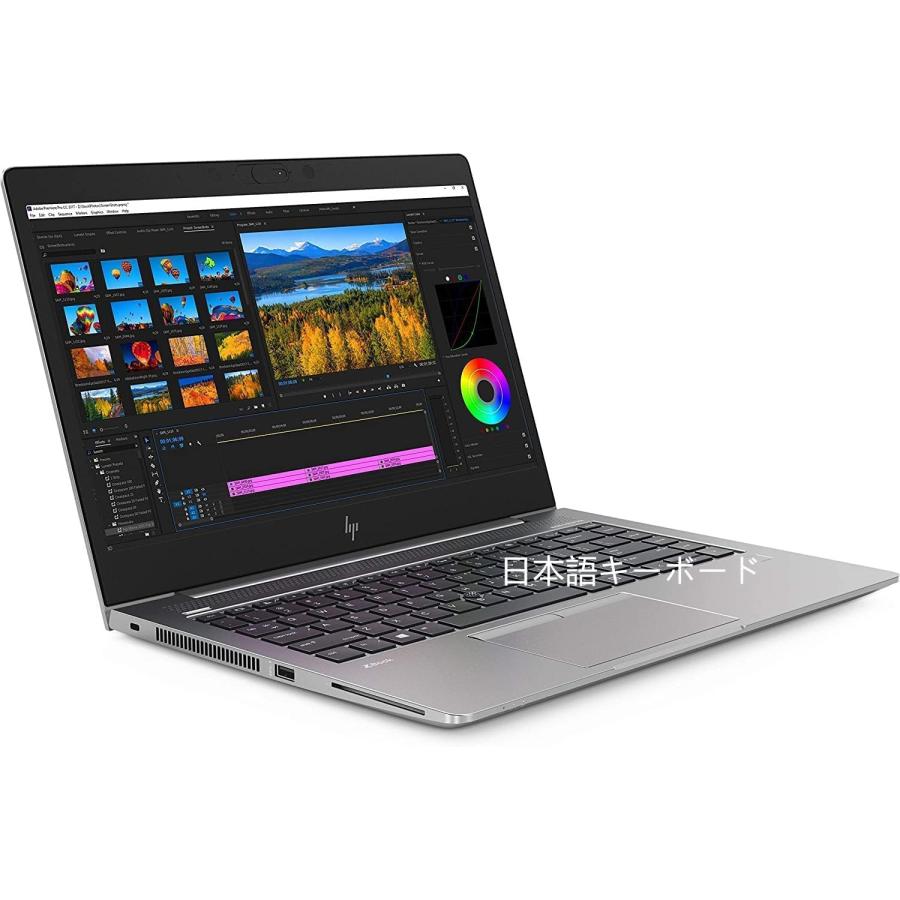 HP モバイルワークステーション ZBook 14u G6 Core  i7-8565u　1.80GHz/32GB/高速SSD 512GB 14インチFHD　 WiFi&Bluetooth - グラボWX3200搭載 MSoffice2021の画像