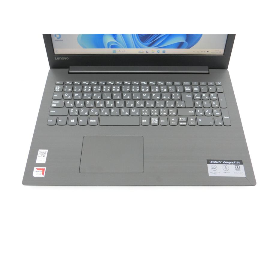 2019年　Lenovo ideapad330-15AST  15.6インチ ノートパソコン　 AMD　A4-9125 メモリ8GB　高速SSD256GB　　WEBカメラ　　無線LAN　MSoffice搭載｜srepcstore｜02