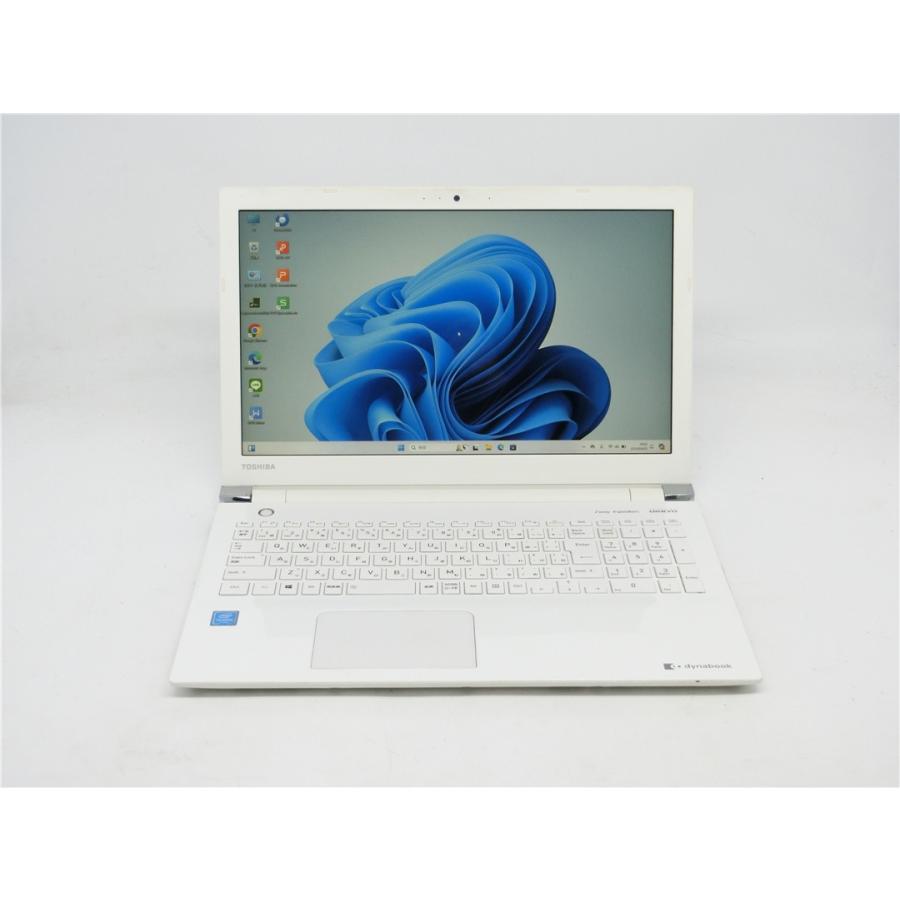 美品2018年モデル/カメラ内蔵/中古/15インチフルHD/ノートPC/Win11　23H2/高速SSD256/8GB/Celeron 3865U/dynabook　T45/GW　MS office　　Bluetooth　｜srepcstore｜02