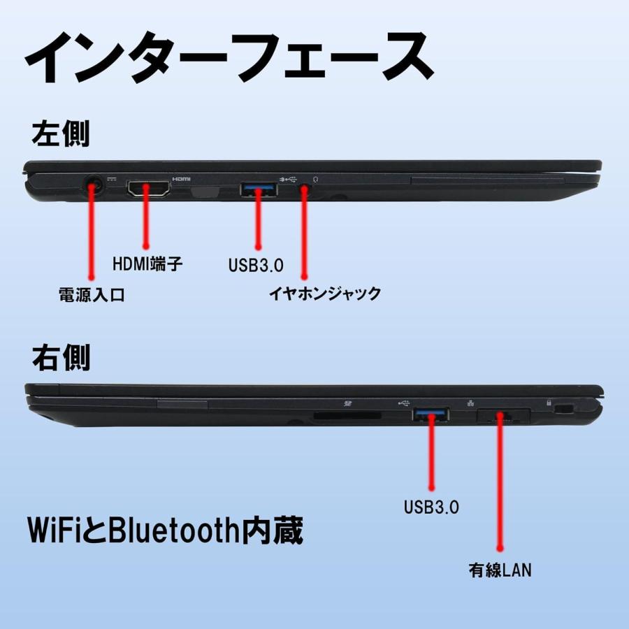 LIFEBOOK 爆買 軽量薄型FUJITSU 13.3インチFHDノートパソコン FUTRO