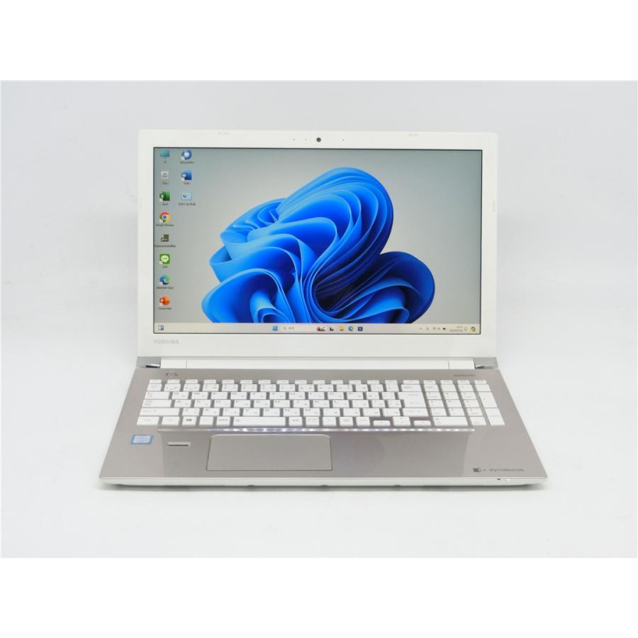 中古ノートパソコンTOSHIBA　 dynabook EX/56CG　15.6型フルHD　 Corei3　7100U/メモリ8GB/高速SSD256GB　WEBカメラ　指紋認証　WIFI/Bluetooth　MSoffice　｜srepcstore｜02