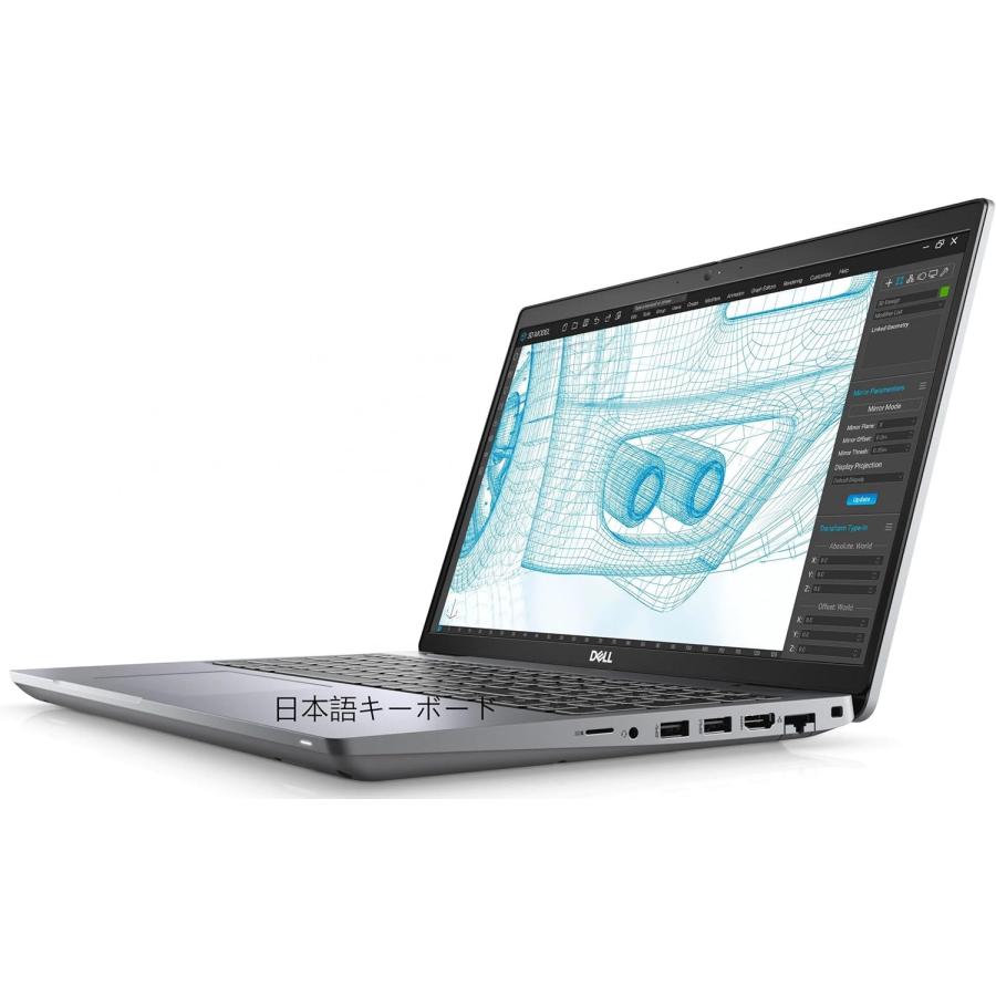 DELL Precision 3571 モバイルワークステーション ノートパソコン / 15.6型 FHD  第12世代 Core i7-12800H / メモリ16GB / NVMe SSD 512GB / NVIDIA RTX A1000の画像