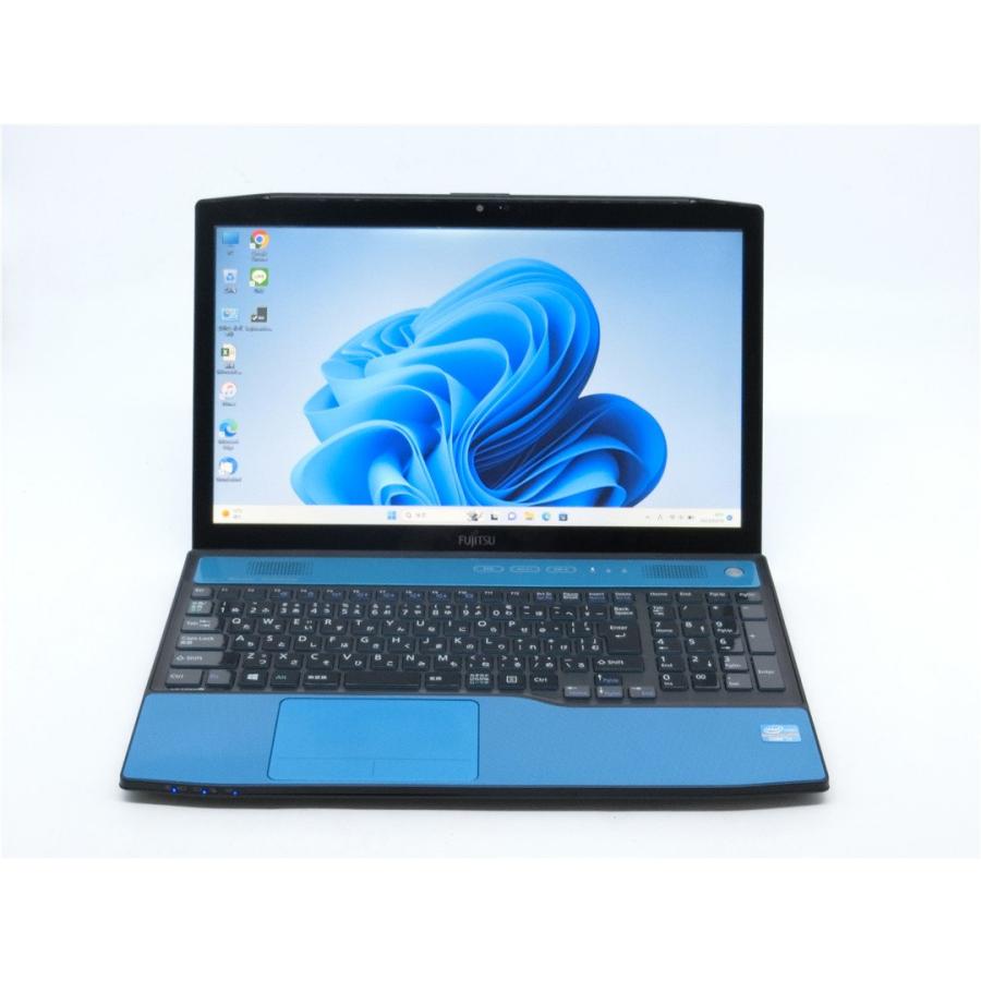 LIFEBOOK AH WEBカメラ/中古/15.6型薄型/ノートPC/Win11/新品SSD512