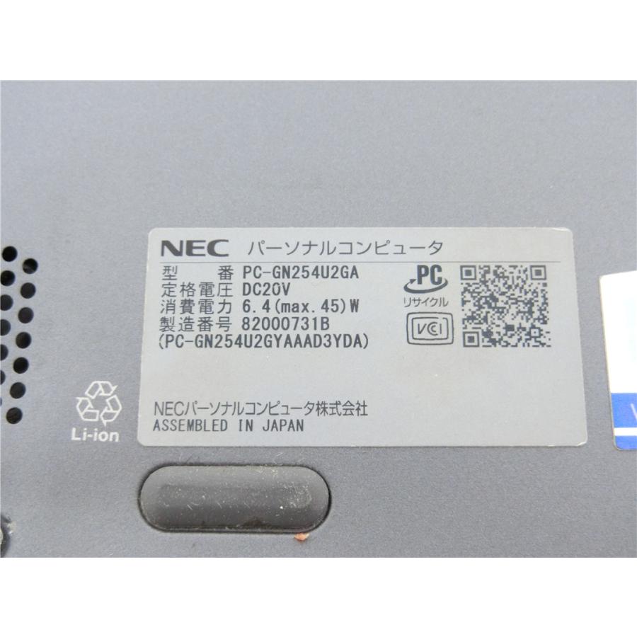 訳あり品　軽量ノートパソコン NEC　2in1　 PC-GN254U2GA Win11Pro　corei5　7200U/4GB/高速SSD128 /13インチフルHDタッチパネル/webカメラ/WIFI　MSoffice　｜srepcstore｜09