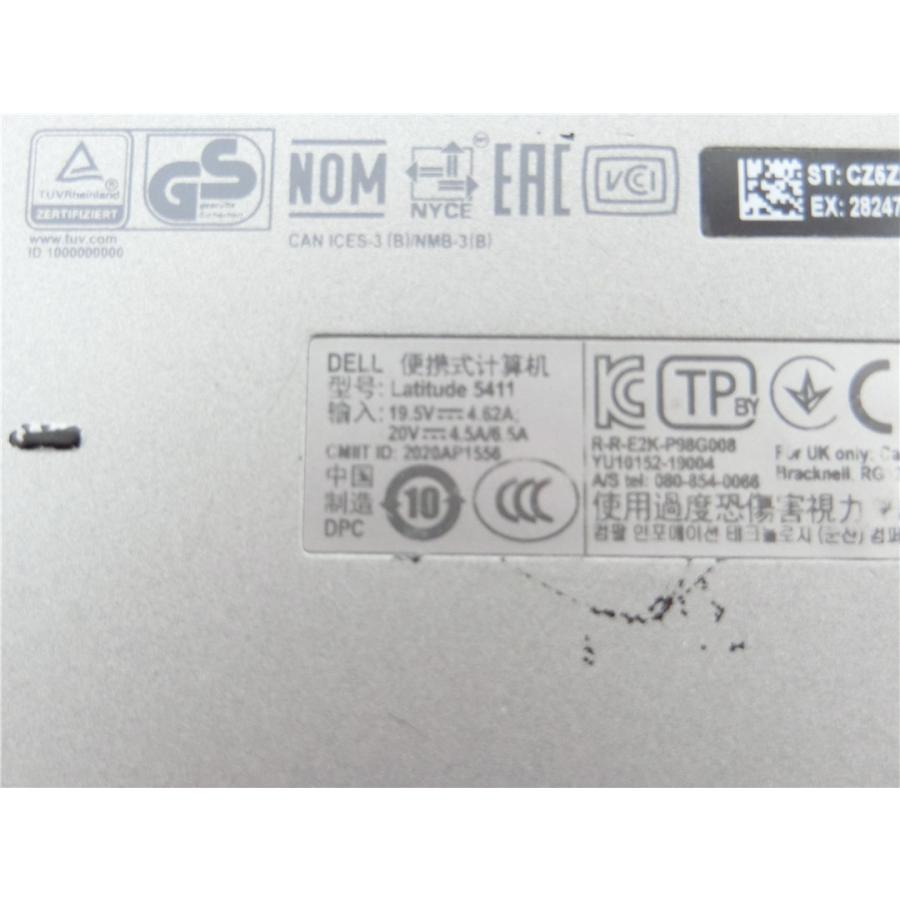 Latitude（Dell） 外観訳あり品 DELL Latitude 5411ビジネス向けノート