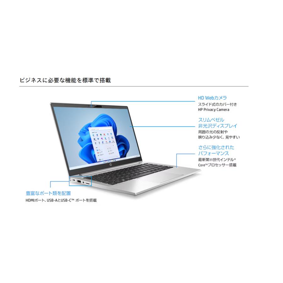EliteBook 2022年モデルHP ProBook 430 G8 Win11Pro 13.3型ノート