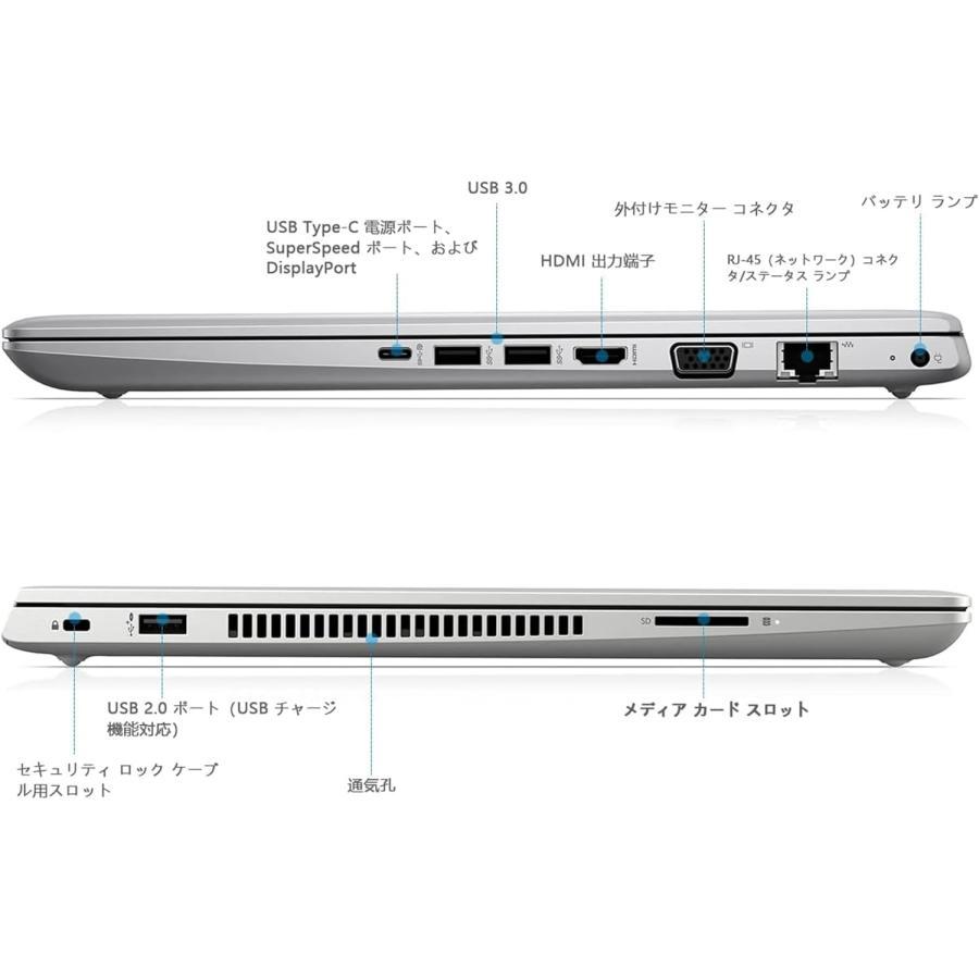 設定済★HP ProBook450G5 i5 SSD500GB Win11Pro ProBook 450 Win11Pro/カメラ内蔵/中古/15.6インチFHDノートPC/高速