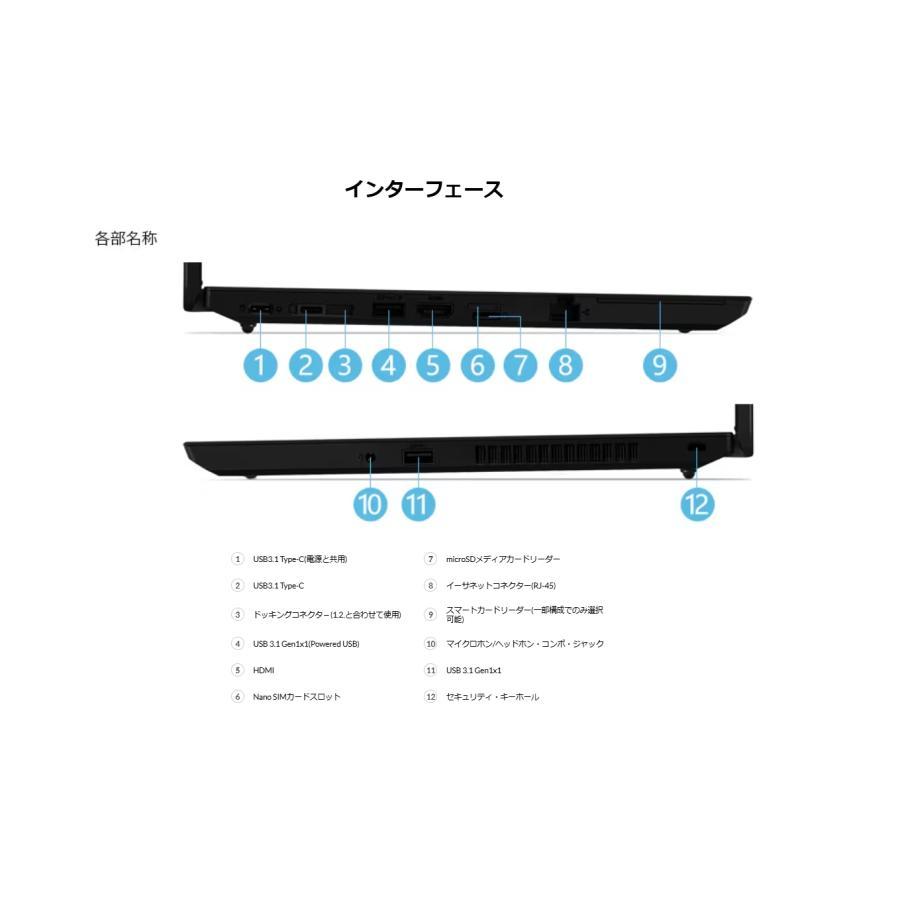 Lenovo ThinkPad　L490　Win11Pro　14型ノートパソコン　Corei5　8265U メモリ16GB 高速SSD512GB　WEBカメラ　WIFI　Bluetooth　Office2021　Type-cの画像