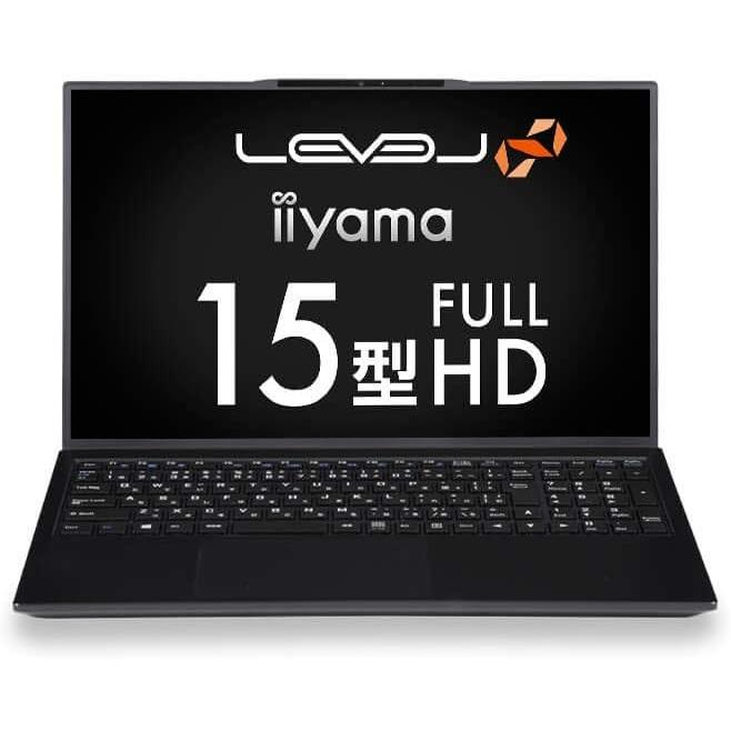 IIYAMA　15FH120-i7-UXSX 　Win11Pro　Core i7 1165G7/16GB/高速大容量SSD512GB 15インチFHDノートパソコン　WEBカメラ/WI-FI6/Bluetooth/Office2021の画像