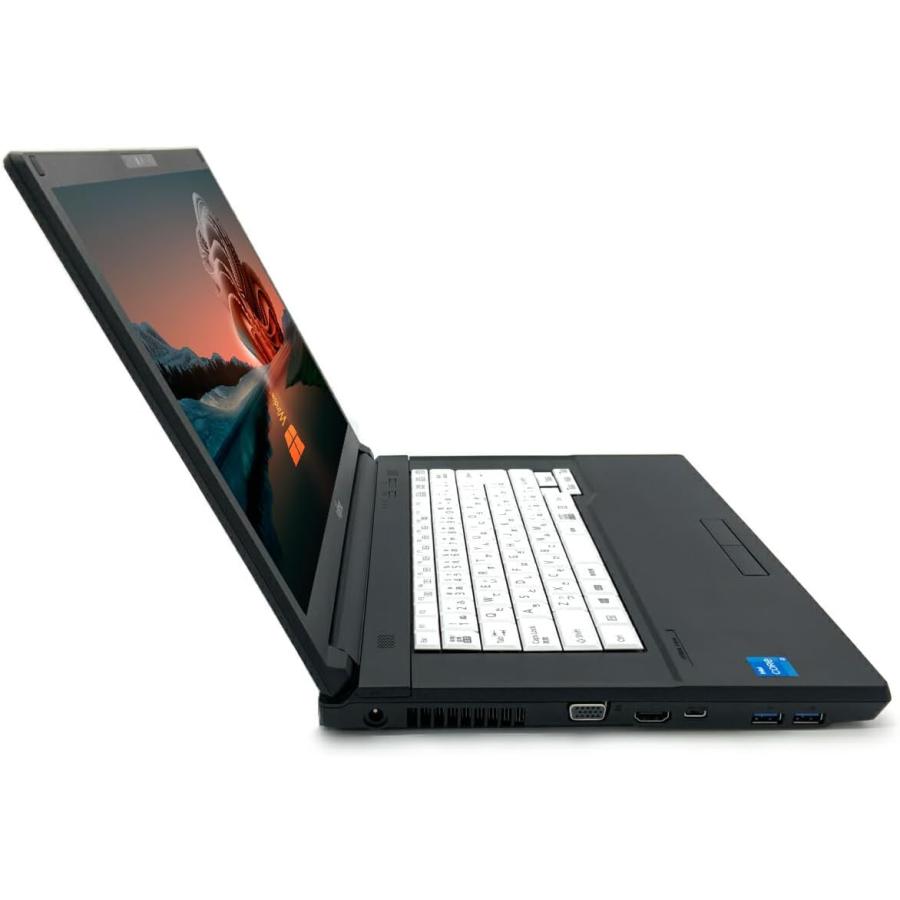 富士通 LIFEBOOK A5513/M ノートパソコン 第12世代 Core i3-1215U  メモリ16GB SSD256GB 15.6型 HDMI Wi-Fi Bluetooth テンキー付き 初期設定済み 即使用可能の画像