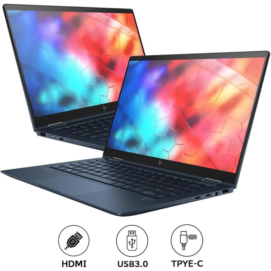 軽量1kg未満　HP Elite Dragonfly Core i5-8265U 16GB SSD256GB フルHD タッチ 顔認証 指紋認証 Webカメラ Type-C Windows11 　Wi-Fi　Bluetoothノートパソコンの画像