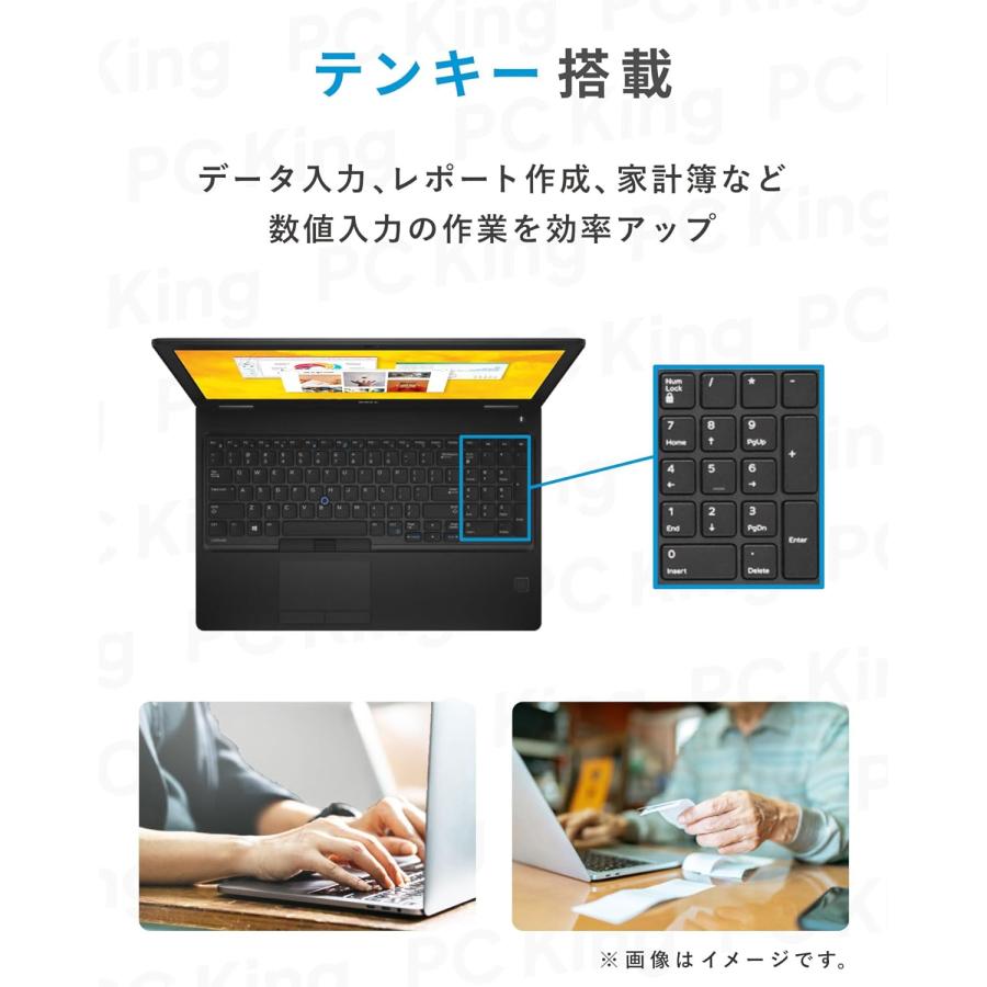 Dell Precision 3520 ワークステーション Core i7-7700HQ　メモリ16GB 高速SSD512GB NVIDIA　M620 15.6型FHD　 Windows11 Pro Office2021  高性能 モバイルの画像