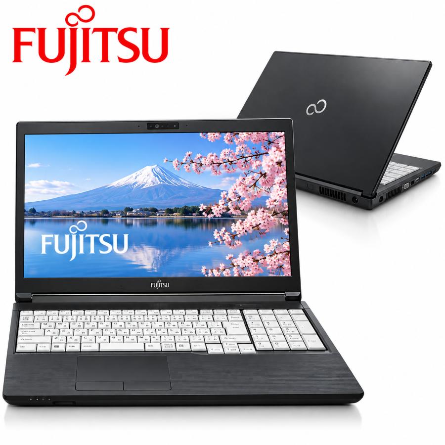 2022年製　富士通 LIFEBOOK A5511/HX 15.6型 ノートパソコン 第11世代 Core i5-1135G7 メモリ16GB SSD256GB 顔認証Webカメラ DVD-RW テンキー Windows11 | LIFEBOOK A | 01