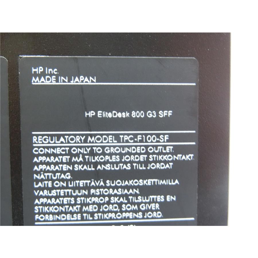 EliteDesk 爆買HP EliteDesk 800 G3 SFF/第6世代i3-6100