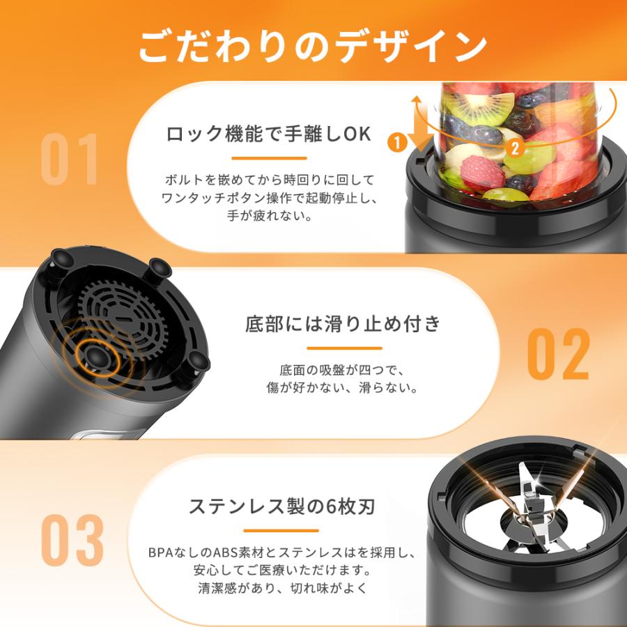ASUTAS ミキサー ジューサー ダブルボトル 650ml大容量 一台多役 ASUTAS ミキサー ジューサー ダブルボトル 650ml大容量 一台多役