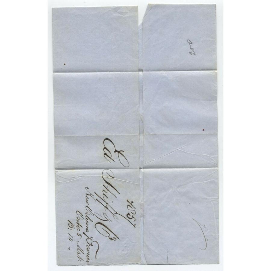 切手 1857年 #12 5 セント 1851 ニューオーリンズからオランダ (2 通報) 証明書付き [y4018]- show original｜sroom｜03