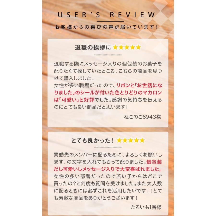 リボン付 マカロン 25個入 退職 お菓子 お世話になりました 誕生日 お礼 内祝い ギフト プレゼント 個包装 おしゃれ プチギフト 大量 産休 (冷) rm25｜srr-shop｜05