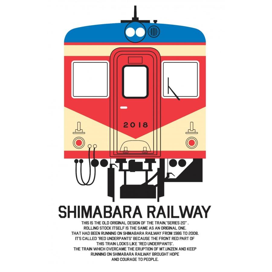 赤パンツ車両トートバッグ（キハ20形） ☆島鉄（しまてつ）島原鉄道