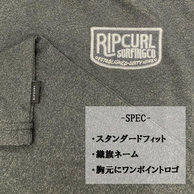 メンズ　半袖 Tシャツ　リップカール　RIPCURL　トップス　男性用　大人用　スタンダードフィット　スポーツ　　カジュアル　 コットン　ポリエステル 02PMTE | RIP CURL | 03