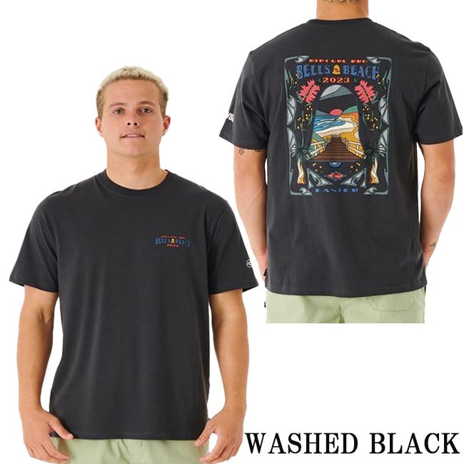 メンズ　半袖 Tシャツ　リップカール　RIPCURL　トップス　男性用　大人用　リラックスフィット　スポーツ　アウトドア　カジュアル　100% コットン　04GMTE | RIP CURL | 01